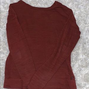 American eagle open back sweater